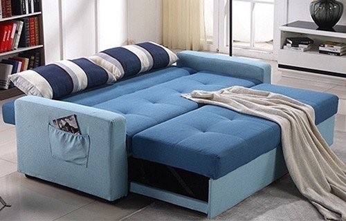 Xu hướng sofa giường tiện dụng trong phòng khách hiện đại